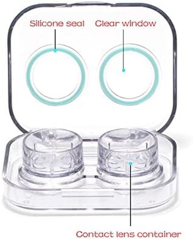 Travel Contact Lens Case, Flip Store and Go: Stay Stylish and Organized with Cut