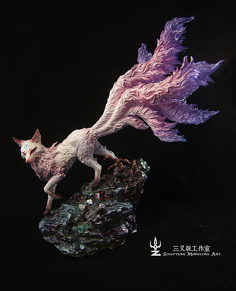 The Classic of Mountains and Rivers Kyuubi Kitsune Statue