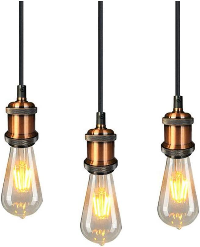 Vintage Hanging Pendant Light Kit Modern Retro Industrial Style E27 Base Lamp Ho