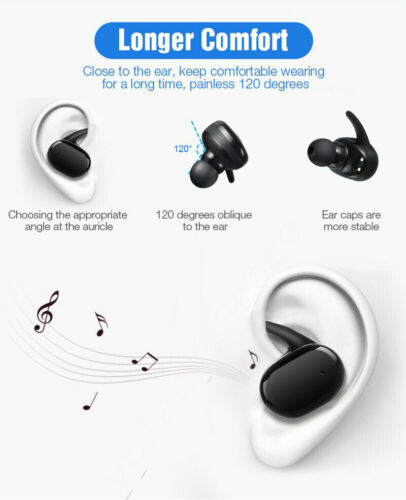 Buy TWS Wireless Bluetooth Headphones Earphones Earbuds In-ear For IPhone Samsung
