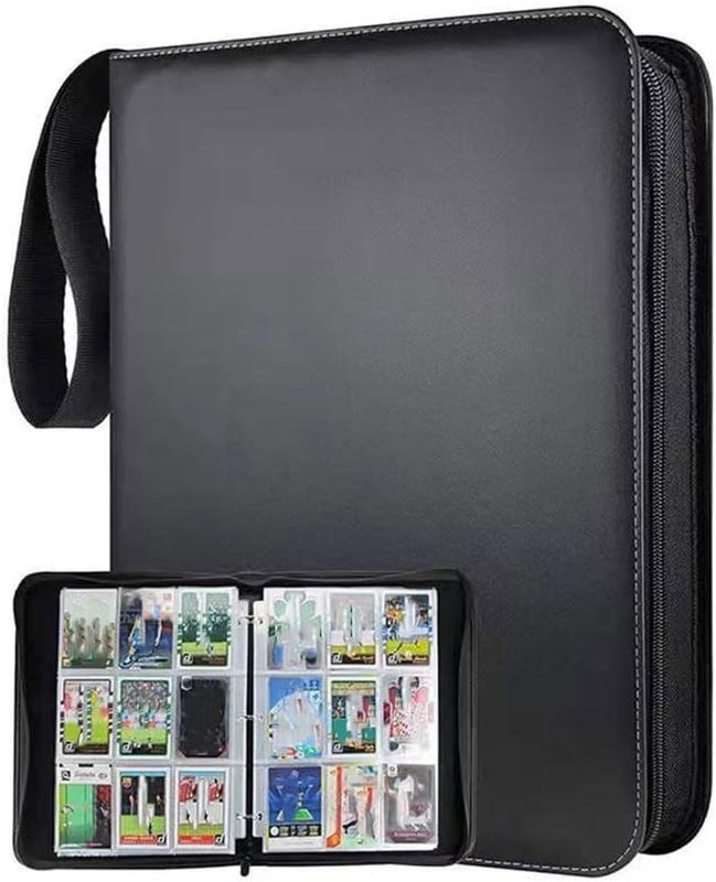 Toploader Binder, Trading Card Binder, PU Card Collection Binders, Baseball Bind