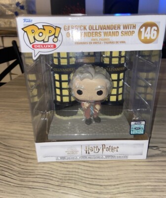 Funko Pop! Deluxe Harry Potter Garrick Ollivander with Ollivanders Wand Shop NIB