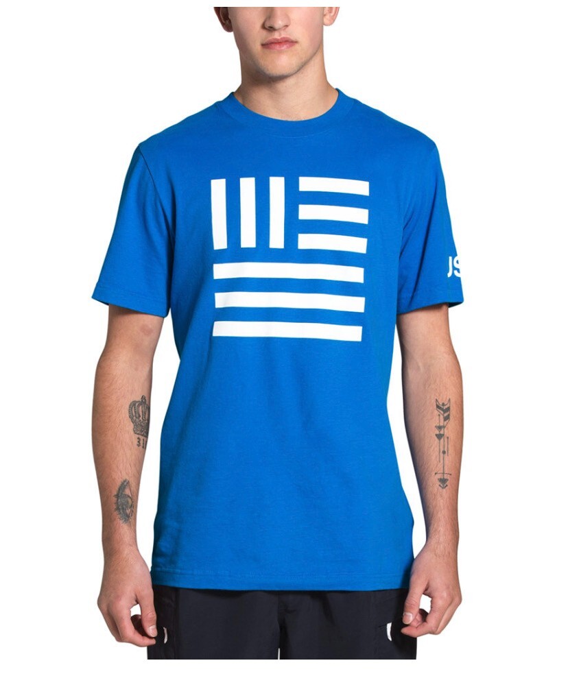 【THE NOTRH FACE】 M'S EVERGREEN S/S R/TEE‐ ICE_BLUE NWT THE NORTH FACE Men's IC T-Shirt Top Blue Size S | eBay