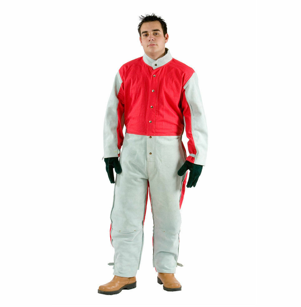 HEAVY DUTY LEATHER BLAST SUIT SMALL - 4XLARGE  SANDBLAST SANDBLASTING