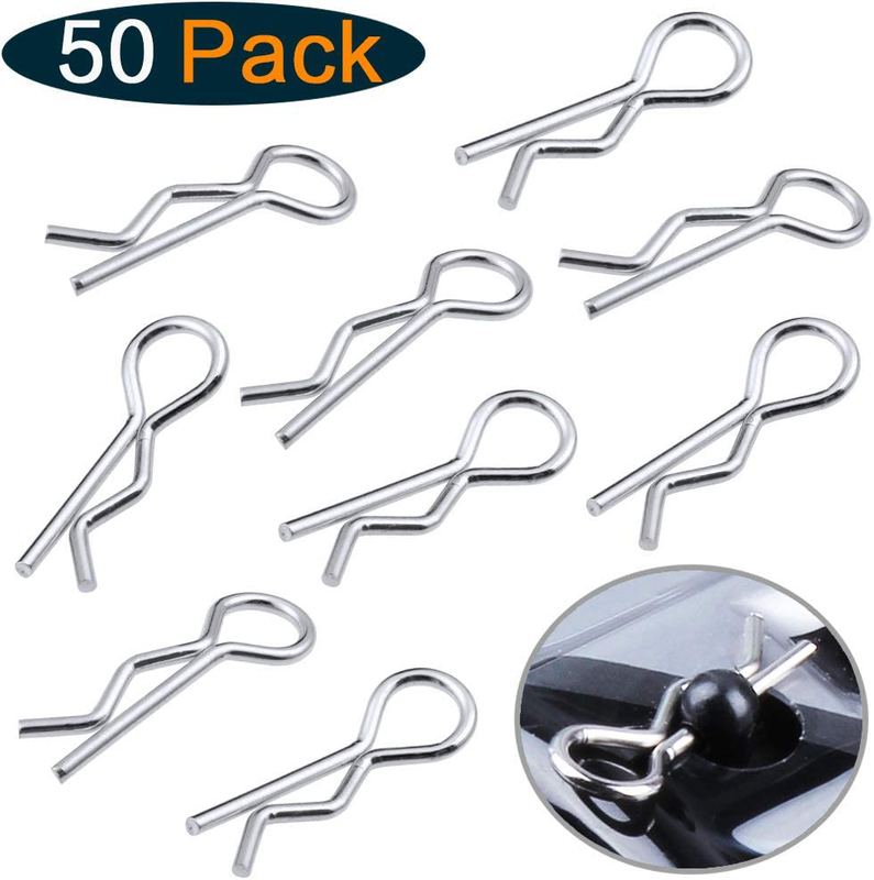 Body Clips Bent Springy R Pins For 1/5th 1/8th Scale Traxxas 1/10 Truck