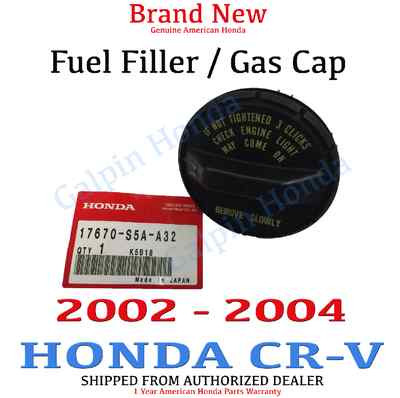 🔥2002-2004 HONDA CR-V Genuine Factory OEM Gas Fuel Filler Cap (17670-S5A-A32)🔥