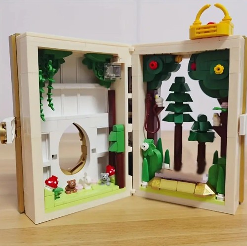 New Princess Snow White Fairytale Building Block Book Brick Set Compatible