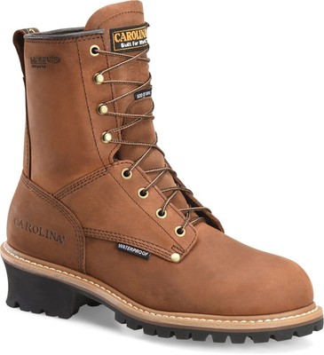 Carolina Men's CA4821 - 8'' Waterproof Insulated Logger 9 4E
