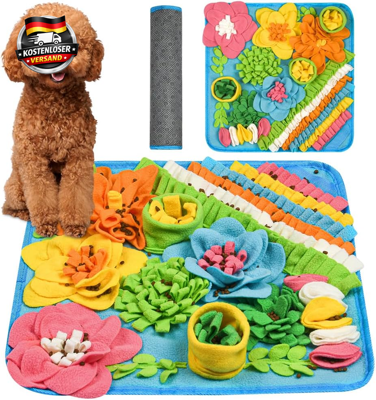 Hundeschnüffelmatte Futterversteck Spielzeug für alle Rassen 39x39cm
