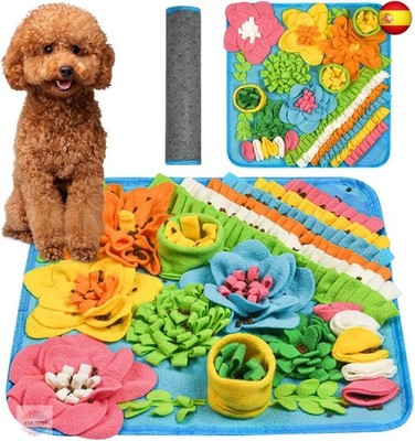 OSDUE Alfombra Olfativa Perros 39*39CM Lavable a Máquina Snuffle Mat para