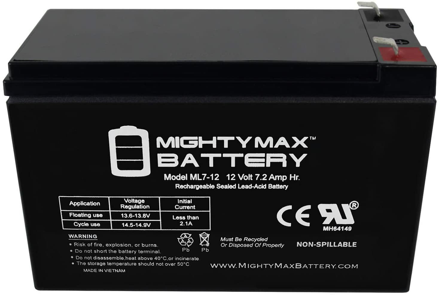Купить Аккумулятор Unbranded 12V Battery for Kids Ride On Car 12 Volt ...