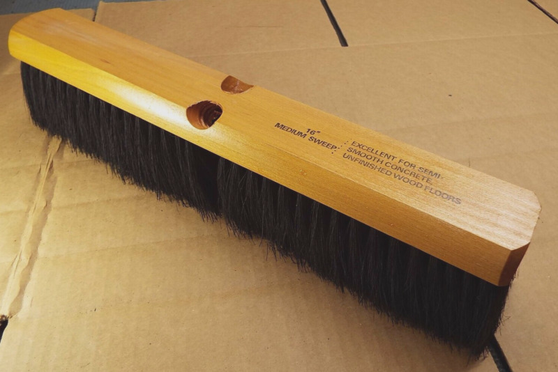 BROOM SWEEPER HEAD BRUSH 16" X 3" X 4 SOFT FOR SMOOTH MEDIUM COURSE SURFACE TILE