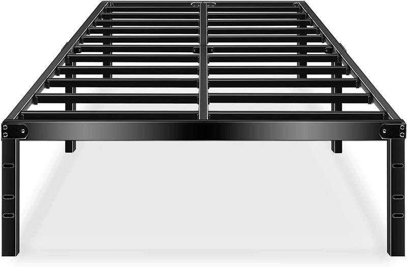 18 Inch High Bedframe Tall No Box Spring Needed With Storage Met
