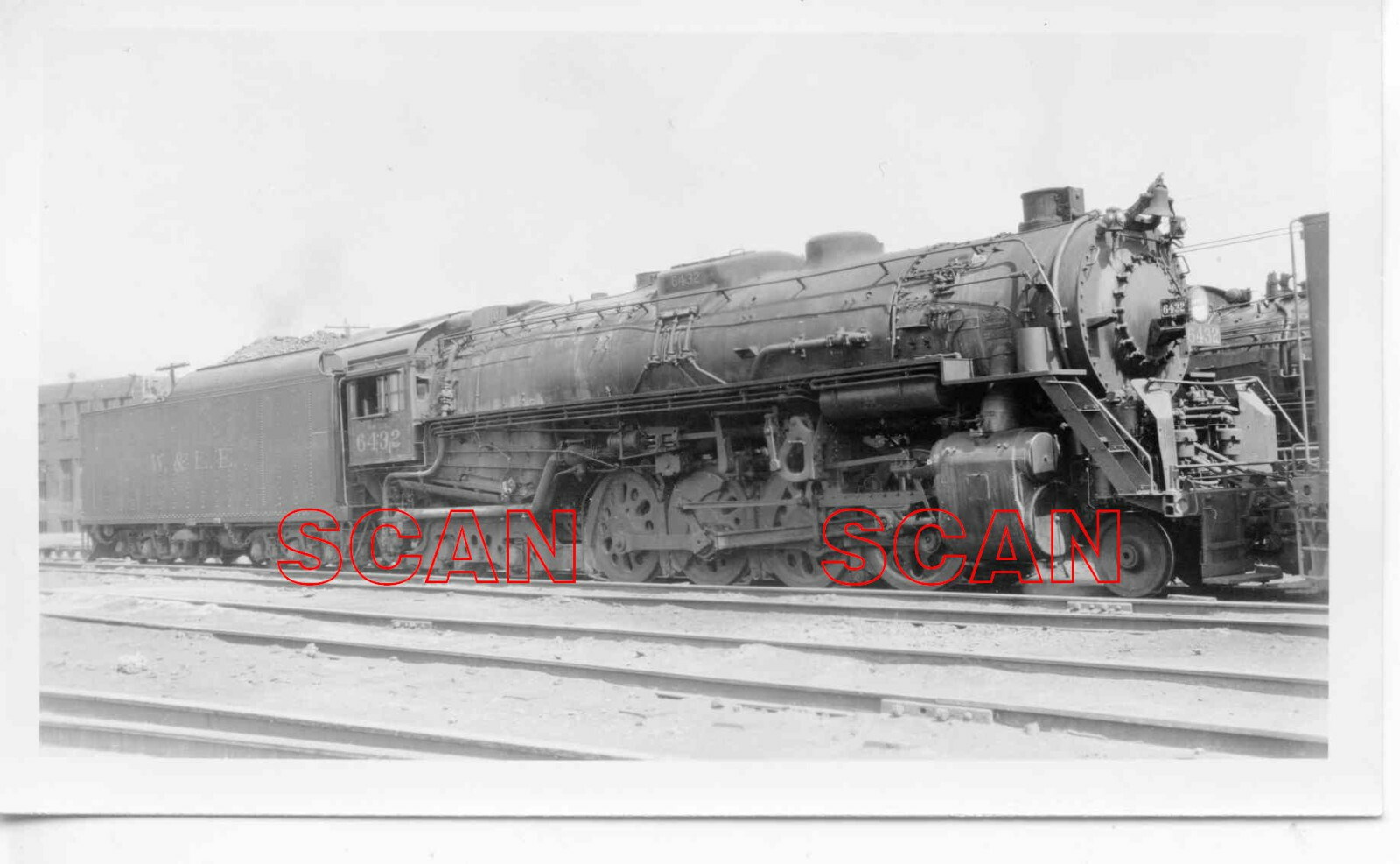 1D131 RP 1949 W&LE WHEELING & LAKE ERIE RAILROAD 4-8-2 LOCO