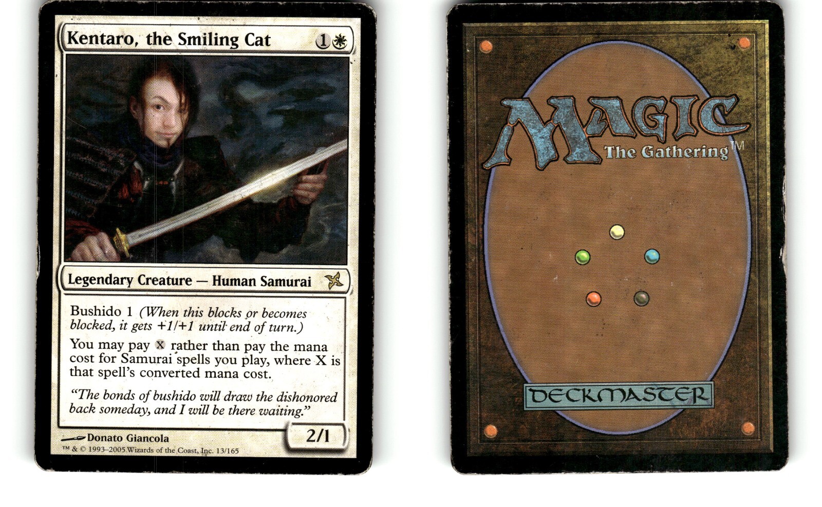 MTG Betrayers of Kamigawa Kentaro, the Smiling Cat BOK 13