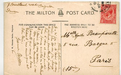 H GERMAN SERIES POSTCARD UK PAIGNTON : VICTORIA STREET