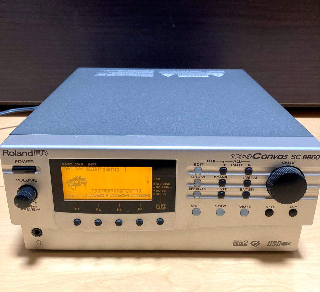 SC-8850 Roland MIDI音源 DTM sound campus Roland SC-8850 SOUND modules Canvas General MIDI Used | eBay