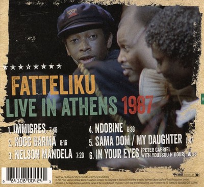 YOUSSOU N'DOUR/LE SUPER ETOILE DE DAKAR FATTELIKU: LIVE IN ATHENS 1987 NEW CD