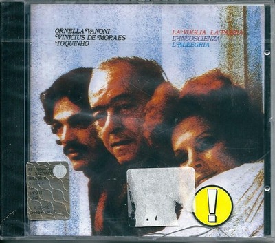 Cd VANONI VINICIUS DE MORAES TOQUINHO LA VOGLIA LA PAZZIA L'INNOCENZA L'ALLEGRIA