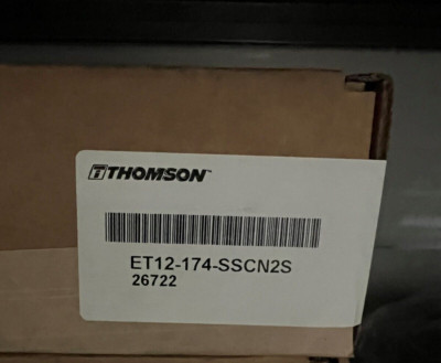 New Thomson Actuator  Electrak Throttle 12 Vdc ET12-174-SSCN2S
