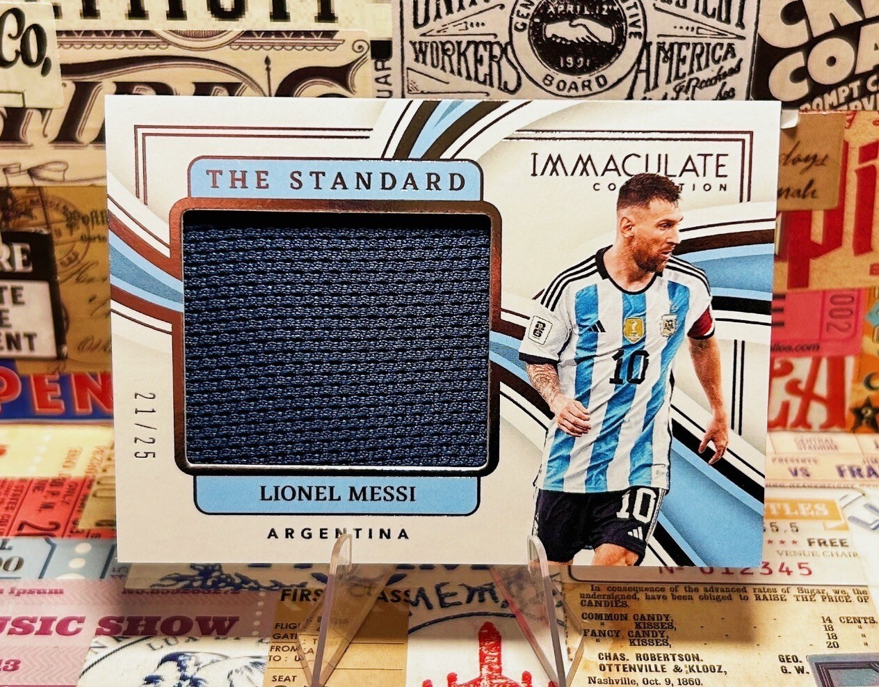 18-19 PANINI immaculate ラベッシ直筆サインパッチジャージ 2023-24 Panini Immaculate Collection Soccer Hobby