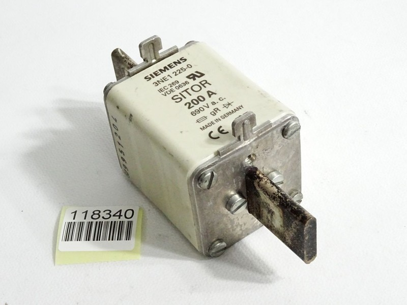 Siemens 3ne1225-0 Sitor 200a 690vac Sicherungseinsatz Nh1 Gs