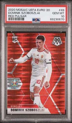 その他 2020 Dominik Szoboszlai Mosaic Prizm Red DOMINIK SZOBOSZLAI 2020 Panini Mosaic Euro '20 RC RED PULSAR
