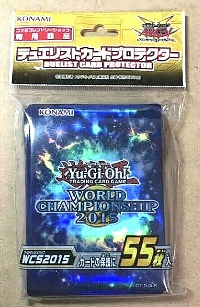 新品　遊戯王　デュエリストカードプロテクター　WCS 2015　55枚入り 新品 遊戯王 デュエリストカードプロテクター WCS 2015 55枚入り