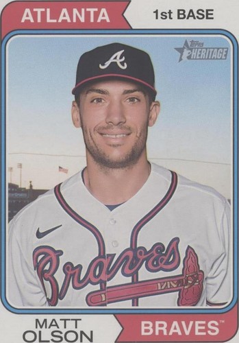 2023 Topps Heritage High Number - Matt Olson #OB-MO