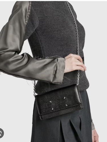 Preowned Maison Margiela 4 Stitches Wallet On Chain Bag In