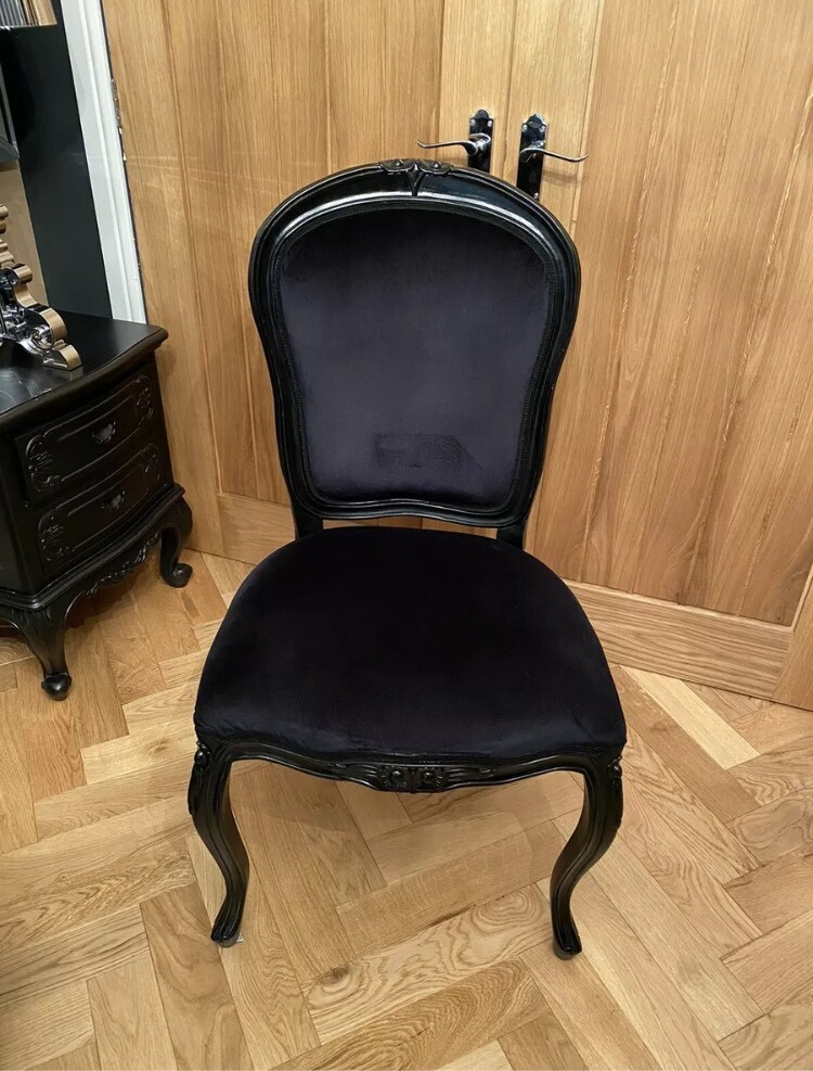 Black French Furniture Louis Chair in Bristol Gumtree