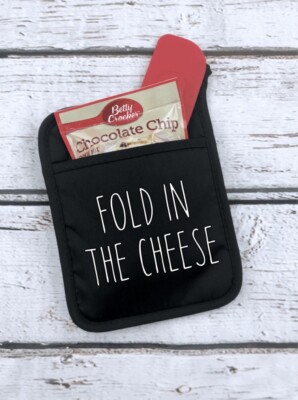 schitts creek fold in the cheese moira oven mitt pot holder gift