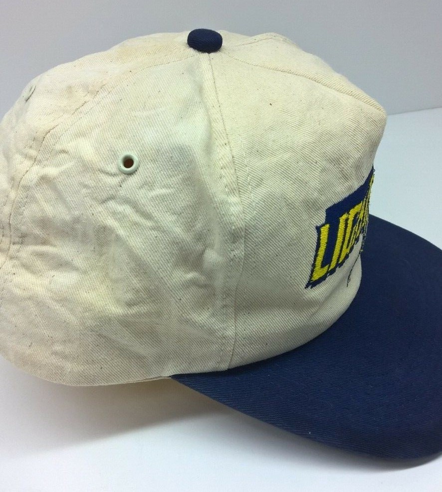 Lightning Strike Once Hat Cap White embroidered snapback herbicide corn