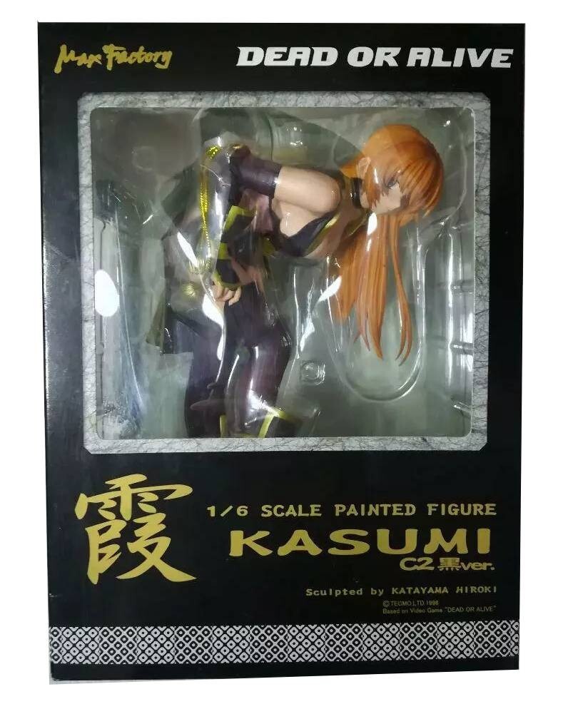 開封後の　DEAD OR ALIVE KASUMI 1/6フィギュア Dead or Alive Kasumi Blue 1/6 scale Painted Figure, Sealed