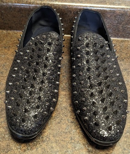 Alberto Fellini Men Sparko Fashion Spiked dressy loafers