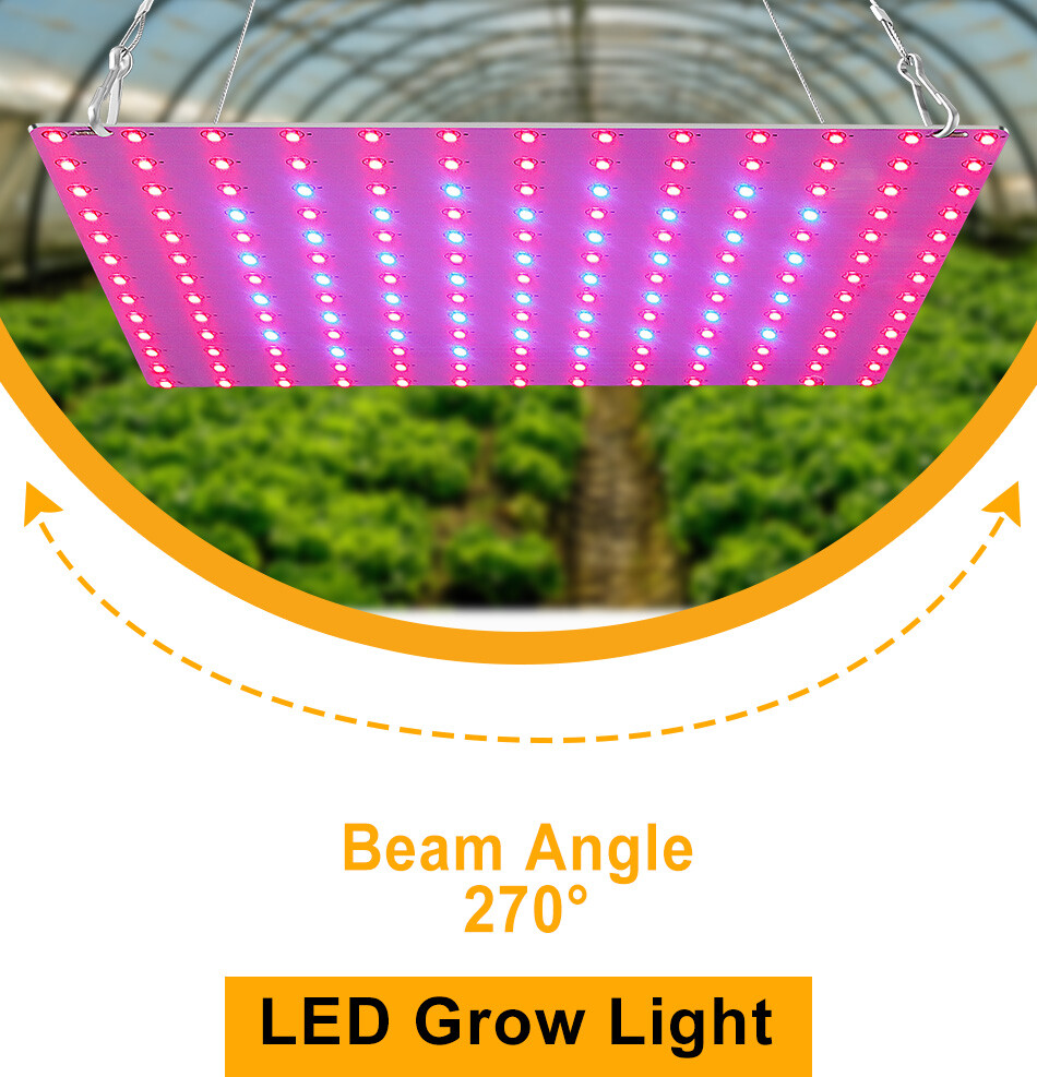 81LEDs Grow Light Hanging Full Spectrum Light Indoor Plants Flowers Veg Growing