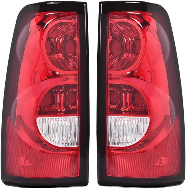 Rear Driver & Passenger Side Taillights for 2003 2004 2005 2006 Chevy Silverado