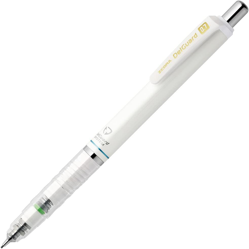 Mechanical Pencil, Del Guard, 0.7Mm, White (P-MAB85-W)
