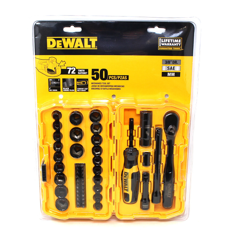 Dewalt 50pc socket set deals