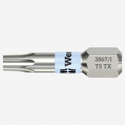 Wera 071038 T40 x 25mm Stainless Steel Torx Torsion Insert Bit