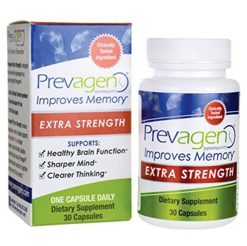 (2)-PACK 60 CAPS PREVAGEN EXTRA STRENGTH BRAIN & MEMORY SUPPLEMENT! Apoarquorin