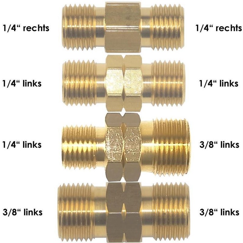 Doppelnippel Gewindestutzeng 1/8