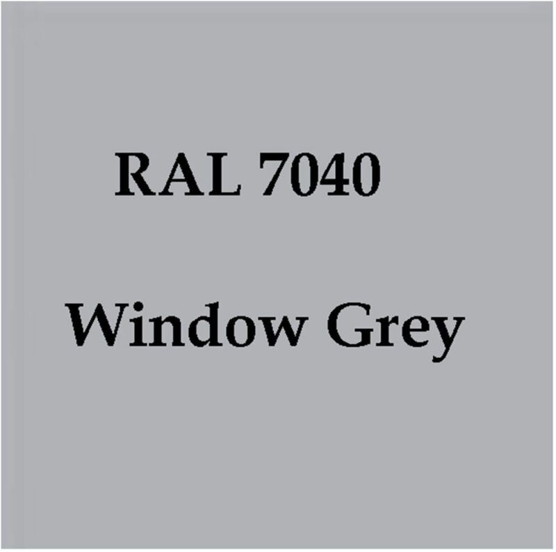  Ral 7040  Window Gray/grey Powder Coating Paint 1 Lb 