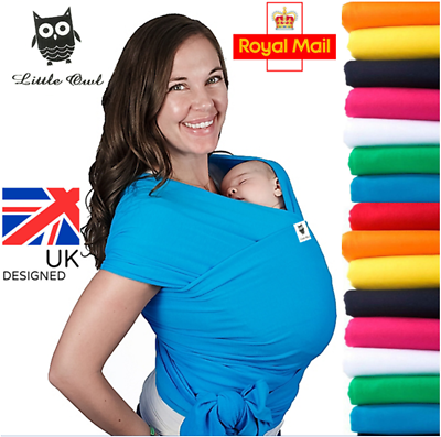 BABY SLING STRETCHY WRAP CARRIER, Extra light and silky soft - MANY COLOURS!!!