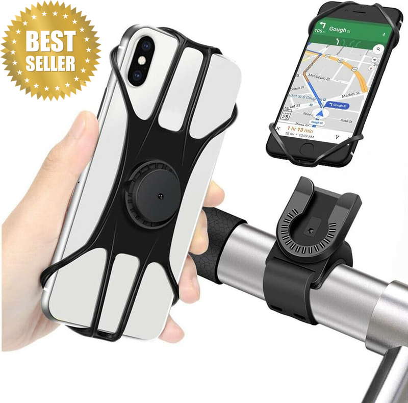 Bike Phone Holder Mount Fit for 5-6.5 Inch Devices, Separable Bicycle Phone Moun
