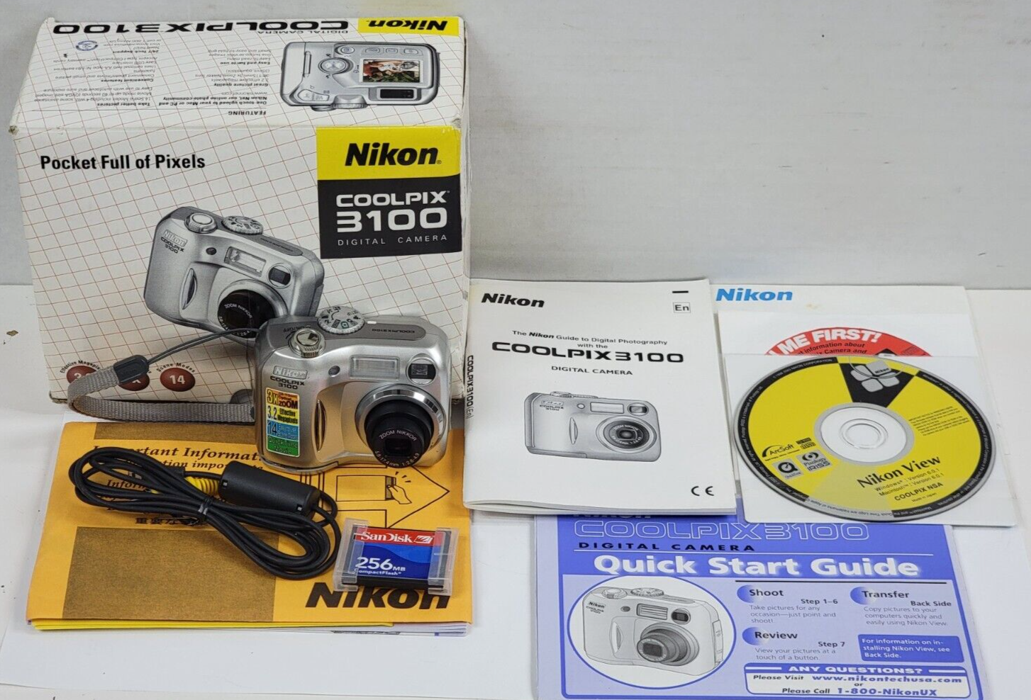 Nikon COOLPIX 3100 3.2MP Digital Camera | 3x Optical Zoom Nikon COOLPIX 3100 3.2MP Digital Camera | 3x Optical Zoom