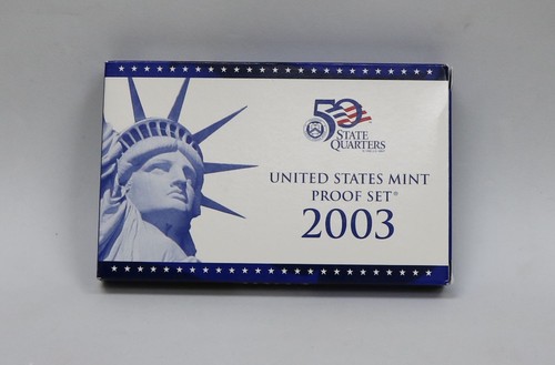 2003-S US Mint Proof Set~10 Coins OGP COA Kennedy Quarters Sacagawea #1722 SH-5