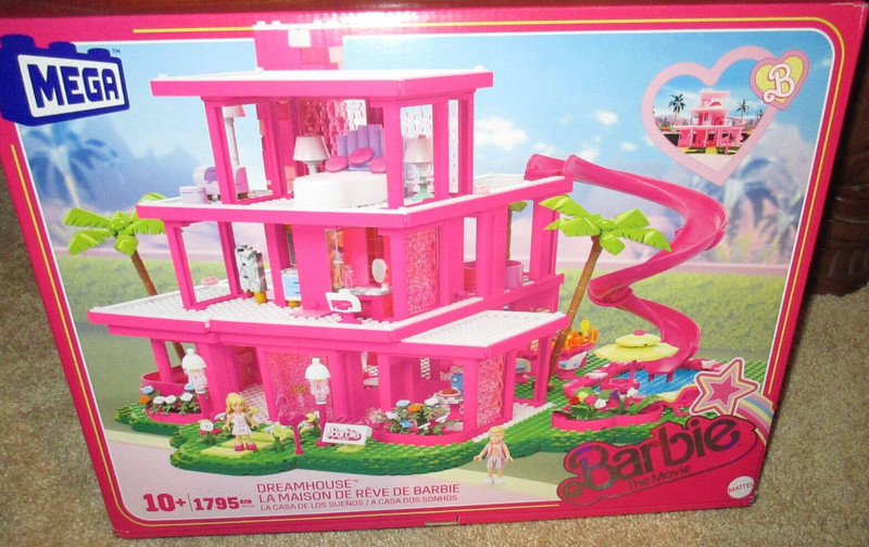 2023 BARBIE THE MOVIE, DREAM HOUSE, MEGA 1795 PCS ...IN