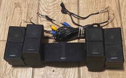 5 Genuine Bose Jewel Double Cube Speakers W Shorter Cables