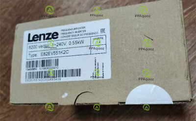 LENZE E82EV551K2C FREQUENCY INVERTER 8200 VETOR 1-240V 0.55KW NEW IN BOX  DHL#P